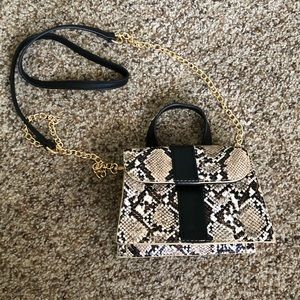 Snakeskin purse